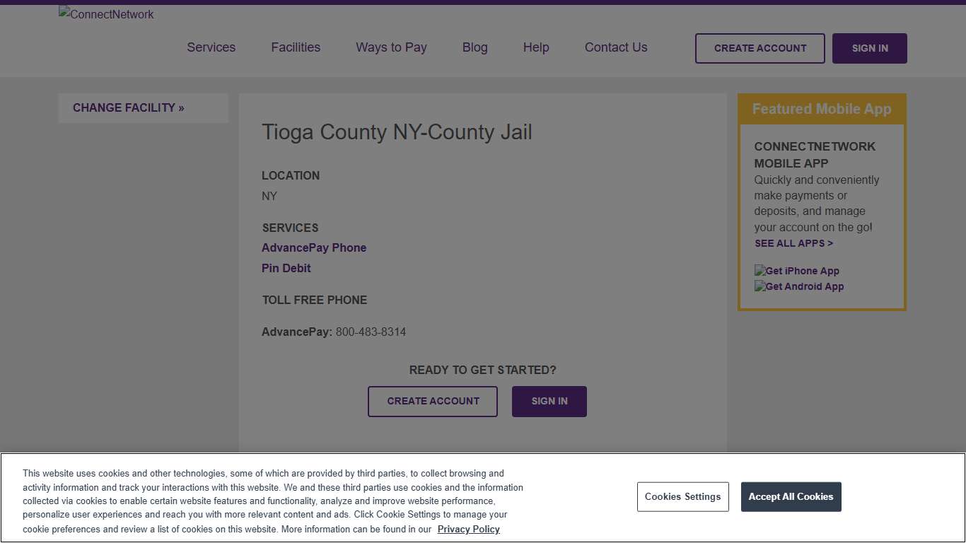 Tioga County NY-County Jail ConnectNetwork